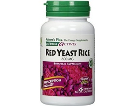 Nature's Plus, Red Yeast Rice 600 mg, Συμπλήρωμα Διατροφής από Μαγιά Κόκκινου Ρυζιού, Στηρίζει το Καρδιαγγειακό Σύστημα, Συμβάλει στον Έλεγχο της Χοληστερόλης & των Τριγλυκερίδιων 60 vcaps  