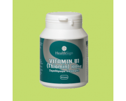 Health Sign B1 Thiamin 100mg 90caps, Συμπλήρωμα Διατροφής που συμβάλλει στη φυσιολογική λειτουργία του νευρικού συστήματος και της καρδιάς Health Sign B1 Thiamin 100mg 90caps, Συμπλήρωμα Διατροφής που συμβάλλει στη φυσιολογική λειτουργία του νευρικού συστήματος και της καρδιάς