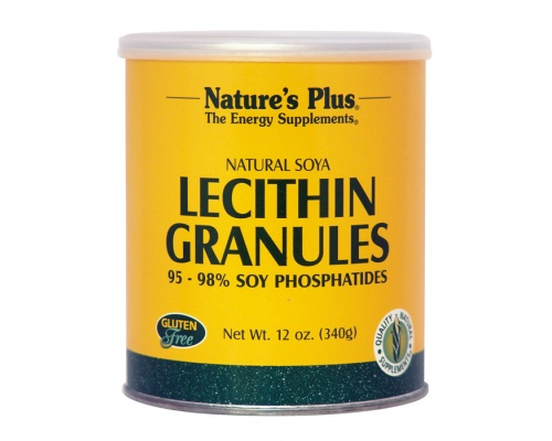 Nature's Plus Lecithin Granules Συμπλήρωμα Διατροφής με Φυσική Λεκιθίνη Σόγιας σε Κόκκους, 340gr  Nature's Plus Lecithin Granules Συμπλήρωμα Διατροφής με Φυσική Λεκιθίνη Σόγιας σε Κόκκους, 340gr