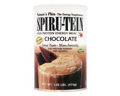 Nature's Plus Spiru-Tein Chocolate Υποκατάστατο Γεύματος για Σημαντική Απώλεια Βάρους με Γεύση Σοκολάτα, 476 gr   Nature's Plus Spiru-Tein Chocolate Υποκατάστατο Γεύματος για Σημαντική Απώλεια Βάρους με Γεύση Σοκολάτα, 476 gr