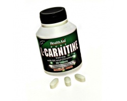 Health Aid L-Carnitine with Vitamin B6 & Chromium,  Αυξάνει τη μετατροπή των λιπαρών οξέων σε ενέργεια συμβάλλοντας στην καλή υγεία του καρδιαγγειακού συστήματος 30 tabs  Health Aid L-Carnitine with Vitamin B6 & Chromium,  Αυξάνει τη μετατροπή των λιπαρών οξέων σε ενέργεια συμβάλλοντας στην καλή υγεία του καρδιαγγειακού συστήματος 30 tabs