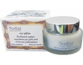 Sostar " To γάλα " Ενυδατική Κρέμα Προσώπου 50ml 