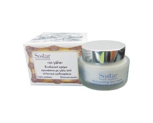 Sostar " To γάλα " Ενυδατική Κρέμα Προσώπου 50ml  Sostar " To γάλα " Ενυδατική Κρέμα Προσώπου 50ml