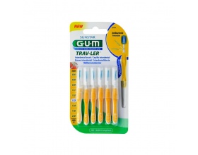 Gum 1514 Trav-ler Interdental Brush Μεσοδόντιο Βουρτσάκι 1.3mm  6 τεμάχια  