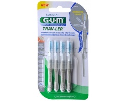 Gum 1618 Trav-ler Interdental Brush Μεσοδόντιο Βουρτσάκι 2.0mm  6 τεμάχια   Gum 1618 Trav-ler Interdental Brush Μεσοδόντιο Βουρτσάκι 2.0mm  6 τεμάχια