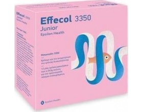 EPSILON HEALTH - Effecol Junior Οσμωτικό υπακτικό για την αντιμετώπιση της περιστασιακής και χρόνιας δυσκοιλιότητας σε παιδιά 12 φακελίσκοι