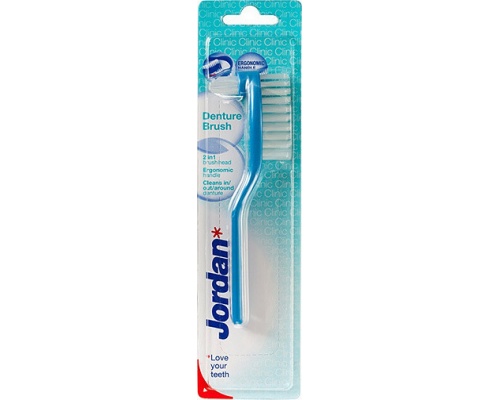 Jordan Denture Brush Οδοντόβουρτσα για Τεχνητές Οδοντοστοιχίες, χρώμα μπλέ 1 τεμάχιο  Jordan Denture Brush Οδοντόβουρτσα για Τεχνητές Οδοντοστοιχίες, χρώμα μπλέ 1 τεμάχιο