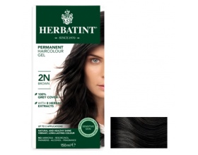 HERBATINT  Φυτική Βαφή με Αλόη - 2N Καστανό Μαύρο 150ml 