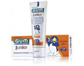 Gum 3004 Junior 7 - 12 ετών Παιδική Οδοντόκρεμα με γεύση Tutti - Frutti, για πρόληψη κατά της τερηδόνας & προστασία ενάντια στη διάβρωση από οξέα 50ml 