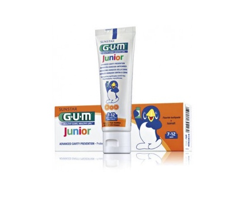Gum 3004 Junior 7 - 12 ετών Παιδική Οδοντόκρεμα με γεύση Tutti - Frutti, για πρόληψη κατά της τερηδόνας & προστασία ενάντια στη διάβρωση από οξέα 50ml  Gum 3004 Junior 7 - 12 ετών Παιδική Οδοντόκρεμα με γεύση Tutti - Frutti, για πρόληψη κατά της τερηδόνας & προστασία ενάντια στη διάβρωση από οξέα 50ml