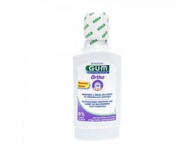 GUM 3090 Ortho Mouthrinse, Στοματικό διάλυμα για ενισχυμένη πρόληψη κατά της τερηδόνας, της πλάκας & για την προστασία των ούλων 300ml  