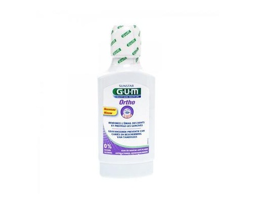 GUM 3090 Ortho Mouthrinse, Στοματικό διάλυμα για ενισχυμένη πρόληψη κατά της τερηδόνας, της πλάκας & για την προστασία των ούλων 300ml   GUM 3090 Ortho Mouthrinse, Στοματικό διάλυμα για ενισχυμένη πρόληψη κατά της τερηδόνας, της πλάκας & για την προστασία των ούλων 300ml