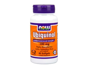 Now Foods Ubiquinol 100 mg, Antioxidant Form of Co-Q10, Ιδιαίτερα Βιοδιαθέσιμη & Δραστική Αντιοξειδωτική Μορφή του CoQ10 (Ουμπικινόλη), για την Παραγωγή Ενέργειας & την Καλή Καρδιαγγειακή Υγεία 60 softgels Now Foods Ubiquinol 100 mg, Antioxidant Form of Co-Q10, Ιδιαίτερα Βιοδιαθέσιμη & Δραστική Αντιοξειδωτική Μορφή του CoQ10 (Ουμπικινόλη), για την Παραγωγή Ενέργειας & την Καλή Καρδιαγγειακή Υγεία 60 softgels