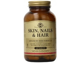 Solgar Skin Nails Hair, Συμπλήρωμα διατροφής για υγιή επιδερμίδα, γερά νύχια και μαλλιά 120 ταμπλέτες