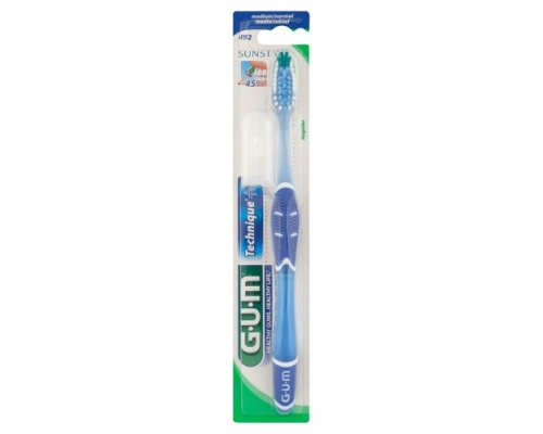 Gum 492 Technique Full Medium, Οδοντόβουρτσα για προηγμένο βούρτσισμα, Καθαρίζει κάτω από τη γραμμή των ούλων όπου ξεκινά η περιοδοντική νόσος 1 τεμάχιο  Gum 492 Technique Full Medium, Οδοντόβουρτσα για προηγμένο βούρτσισμα, Καθαρίζει κάτω από τη γραμμή των ούλων όπου ξεκινά η περιοδοντική νόσος 1 τεμάχιο