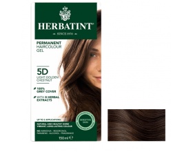 HERBATINT Φυτική Βαφή με Αλόη - 5D Καστανό Ανοιχτό Χρυσαφί 150ml 