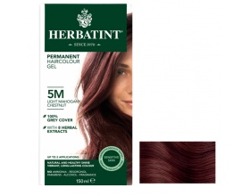 HERBATINT Φυτική Βαφή με Αλόη - 5M Καστανό Ανοιχτό Μαονί 150ml 