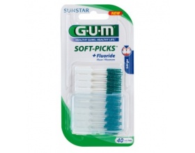 Gum Soft Picks 634 Οδοντιατρικές Οδοντογλυφίδες, Μέγεθος Large 40 τεμάχια 