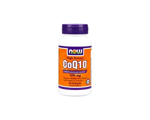 Now Foods Co Q10 400 mg, w/ Vitamin E + Lecithin, Συμπλήρωμα με Q 10, για Υγιείς Νευροδιαβιβαστικές Λειτουργίες & Καλή Λειτουργία του Καρδιαγγειακού & Ανοσοποιητικού Συστήματος 30 softgels   Now Foods Co Q10 400 mg, w/ Vitamin E + Lecithin, Συμπλήρωμα με Q 10, για Υγιείς Νευροδιαβιβαστικές Λειτουργίες & Καλή Λειτουργία του Καρδιαγγειακού & Ανοσοποιητικού Συστήματος 30 softgels
