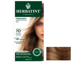 HERBATINT Φυτική Βαφή με Αλόη - 7D Ξανθό Χρυσαφί 150ml 
