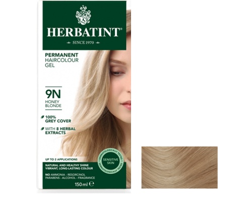 HERBATINT  Φυτική Βαφή με Αλόη - 9N Ξανθό Πολύ Ανοιχτό 150 ml  HERBATINT  Φυτική Βαφή με Αλόη - 9N Ξανθό Πολύ Ανοιχτό 150 ml