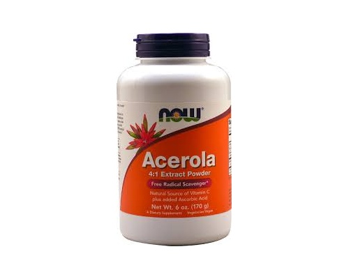 Now Foods Acerola Extract Powder (Vegetarian),  Φυσική πηγή βιταμίνης C σε σκόνη, χρησιμοποιείται για την Αντιμετώπιση του Κρυολογήματος, την Κατάθλιψη, την Αλλεργική Ρινίτιδα & την Αναιμία 170 gr   Now Foods Acerola Extract Powder (Vegetarian),  Φυσική πηγή βιταμίνης C σε σκόνη, χρησιμοποιείται για την Αντιμετώπιση του Κρυολογήματος, την Κατάθλιψη, την Αλλεργική Ρινίτιδα & την Αναιμία 170 gr