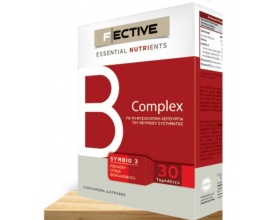 Ambitas F Ective Essential Nutrients B Complex Συμπλήρωμα διατροφής για την διαχείριση του άγχους και την νοητική επίδοση 30tabs Ambitas F Ective Essential Nutrients B Complex Συμπλήρωμα διατροφής για την διαχείριση του άγχους και την νοητική επίδοση 30tabs