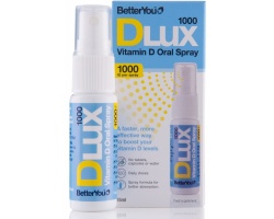 BetterYou, Dlux, 1000iu, spray, D3, 15ml BetterYou, Dlux, 1000iu, spray, D3, 15ml