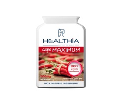 Healthia Caps Maximum 500mg Συμπλήρωμα Διατροφής για Αύξηση των Καύσεων & Απώλεια Βάρους, 90 κάψουλες 