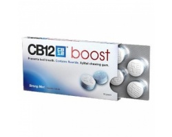 CB12 boost Τσίχλα με ξυλιτόλη που εμποδίζει την εμφάνιση της δυσάρεστης αναπνοής 10 τσίχλες CB12 boost Τσίχλα με ξυλιτόλη που εμποδίζει την εμφάνιση της δυσάρεστης αναπνοής 10 τσίχλες