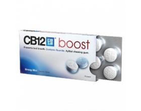 CB12 boost Τσίχλα με ξυλιτόλη που εμποδίζει την εμφάνιση της δυσάρεστης αναπνοής 10 τσίχλες