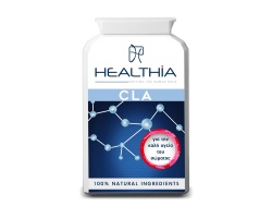 Healthia CLA 1000mg Συμπλήρωμα διατροφής για μείωση της χοληστερίνης & του λίπους, 90 κάψουλες 