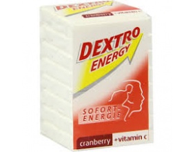 Parapharm Dextro - Energy Cranberry- vitC Ταμπλέτες γλυκόζης για γρήγορη αντιμετώπιση περιστατικών υπογλυκαιμίας 8 ταμπλέτες