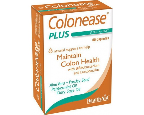 Health Aid COLONEASE, Healthy Colon , Φυτικά έλαια για υγιές έντερο, βοηθά την υγιή & αρμονική λειτουργία του εντέρου, ώστε να αισθανόμαστε καθαροί & χωρίς φουσκώματα 60 κάψουλες    Health Aid COLONEASE, Healthy Colon , Φυτικά έλαια για υγιές έντερο, βοηθά την υγιή & αρμονική λειτουργία του εντέρου, ώστε να αισθανόμαστε καθαροί & χωρίς φουσκώματα 60 κάψουλες