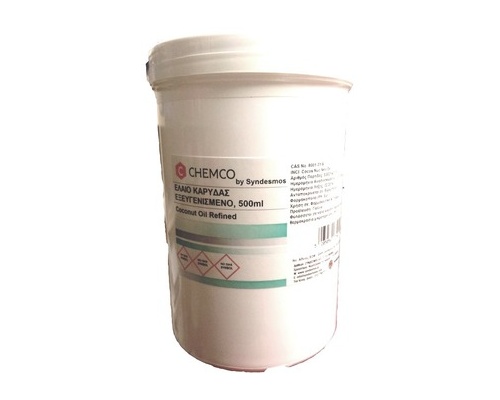 ΣΥΝΔΕΣΜΟΣ ΕΛΑΙΟ ΛΑΔΙ ΚΑΡΥΔΑΣ ΕΞΕΥΓΕΝΙΣΜΕΝΟ COCONUT OIL 500ml   ΣΥΝΔΕΣΜΟΣ ΕΛΑΙΟ ΛΑΔΙ ΚΑΡΥΔΑΣ ΕΞΕΥΓΕΝΙΣΜΕΝΟ COCONUT OIL 500ml