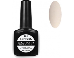 Elixir semigel, uv/led, Ημιμόνιμο βερνίκι no804, 8ml