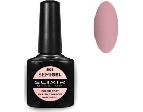 Elixir, semigel, uv/led, Ημιμόνιμο βερνίκι no808, 8ml