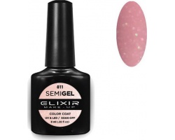 Elixir, semigel, uv/led, Ημιμόνιμο βερνίκι no811, 8ml Elixir, semigel, uv/led, Ημιμόνιμο βερνίκι no811, 8ml