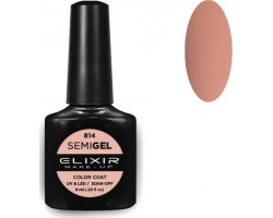 Elixir, semigel, uv/led, Ημιμόνιμο βερνίκι no814, 8ml Elixir, semigel, uv/led, Ημιμόνιμο βερνίκι no814, 8ml