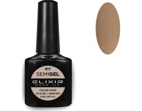 Elixir, semigel, uv/led, Ημιμόνιμο βερνίκι no817, 8ml