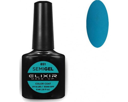 Elixir, semigel, uv/led, Ημιμόνιμο βερνίκι no851, 8ml