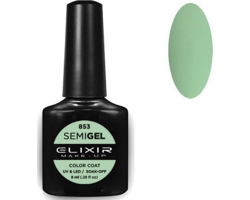 Elixir, semigel, uv/led, Ημιμόνιμο βερνίκι no853, 8ml Elixir, semigel, uv/led, Ημιμόνιμο βερνίκι no853, 8ml
