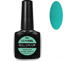 Elixir, semigel, uv/led, Ημιμόνιμο βερνίκι no854, 8ml Elixir, semigel, uv/led, Ημιμόνιμο βερνίκι no854, 8ml