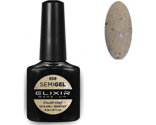 Elixir, semigel, uv/led, Ημιμόνιμο βερνίκι no858, 8ml