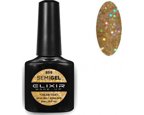 Elixir, semigel, uv/led, Ημιμόνιμο βερνίκι no859, 8ml Elixir, semigel, uv/led, Ημιμόνιμο βερνίκι no859, 8ml