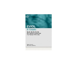 Eviol, B-Complex, Συμπλήρωμα Συμπλέγματος Βιταμίνης B για τη Φυσιολογική Λειτουργία του Νευρικού Συστήματος, 60 caps Eviol, B-Complex, Συμπλήρωμα Συμπλέγματος Βιταμίνης B για τη Φυσιολογική Λειτουργία του Νευρικού Συστήματος, 60 caps