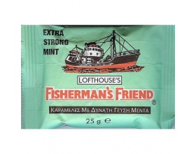 FISHERMAN'S FRIEND Extra Strong Mint ΠΡΑΣΙΝΟ Μέντα 25g 