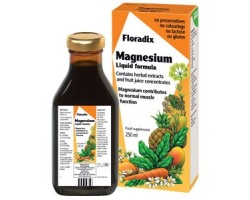 Power Health Floradix Magnesium Πόσιμο Μαγνήσιο, συμβάλλει στην Αντιμετώπιση των Μυικών Πόνων, στην Καλή Υγεία των Οστών  250ml  Power Health Floradix Magnesium Πόσιμο Μαγνήσιο, συμβάλλει στην Αντιμετώπιση των Μυικών Πόνων, στην Καλή Υγεία των Οστών  250ml