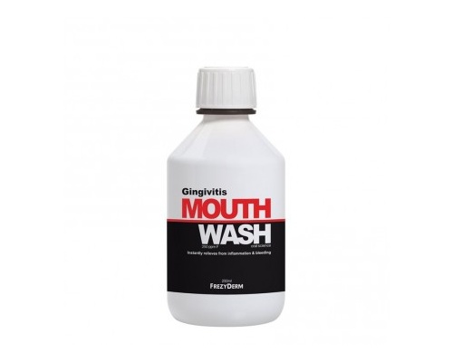 Frezyderm, Gingivital Mouthwash, Στοματικό Διάλυμα για την Αντιμετώπιση της Ουλίτιδας, 250ml  Frezyderm, Gingivital Mouthwash, Στοματικό Διάλυμα για την Αντιμετώπιση της Ουλίτιδας, 250ml