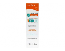 Froika, Suncare AC Cream SPF 30. Αντηλιακή κρέμα προσώπου υψηλής προστασίας, για λιπαρό δέρμα με τάσης ακμής 40ml Froika, Suncare AC Cream SPF 30. Αντηλιακή κρέμα προσώπου υψηλής προστασίας, για λιπαρό δέρμα με τάσης ακμής 40ml